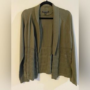 Banana Republic, Olive Green Knit Cardigan, Size M